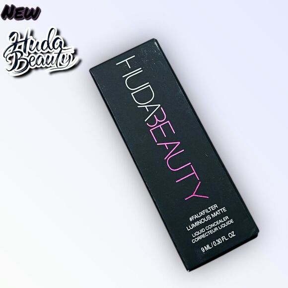 NEW NIB HUDA Beauty Fauxfilter Luminous Matte Liquid Concealer - Chocolate Chip - Picture 6 of 10
